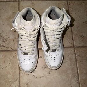 Nike White High-Top Sneakers